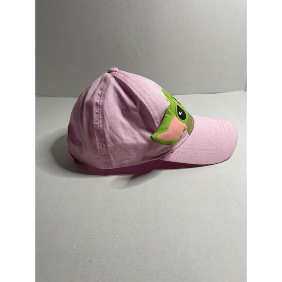 Star Wars Girls Baby Yoda Baseball Hat Pink Never Worn - Picture 2 of 6
